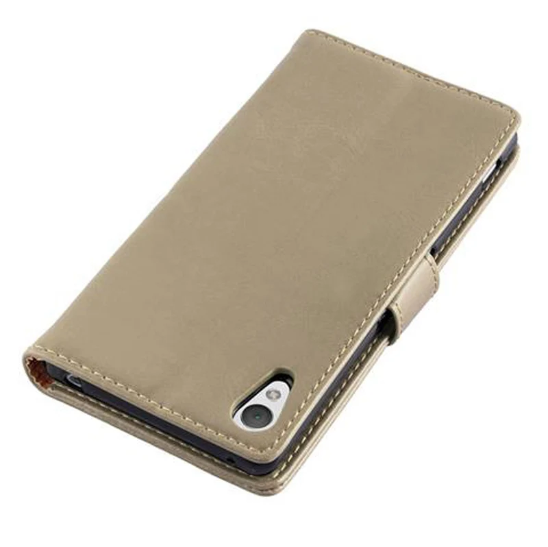 Cadorabo Hülle kompatibel mit Sony Xperia Z3 PLUS / Z4 Schutzhülle mit Magnetverschluss, Standfunktion und Kartenfach