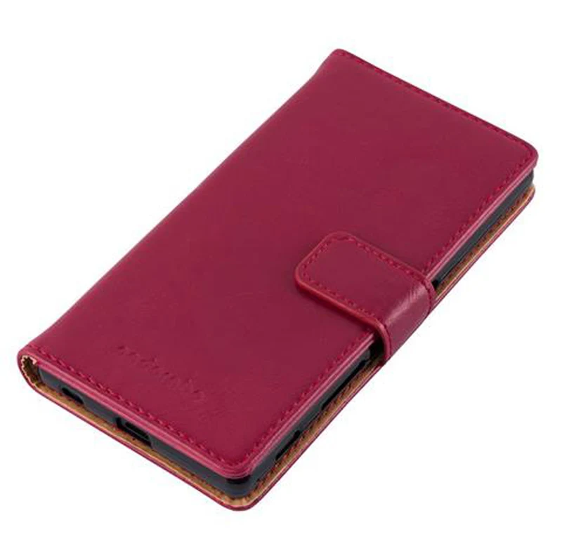 Cadorabo Hülle kompatibel mit Sony Xperia Z5 Schutzhülle mit Magnetverschluss, Standfunktion und Kartenfach