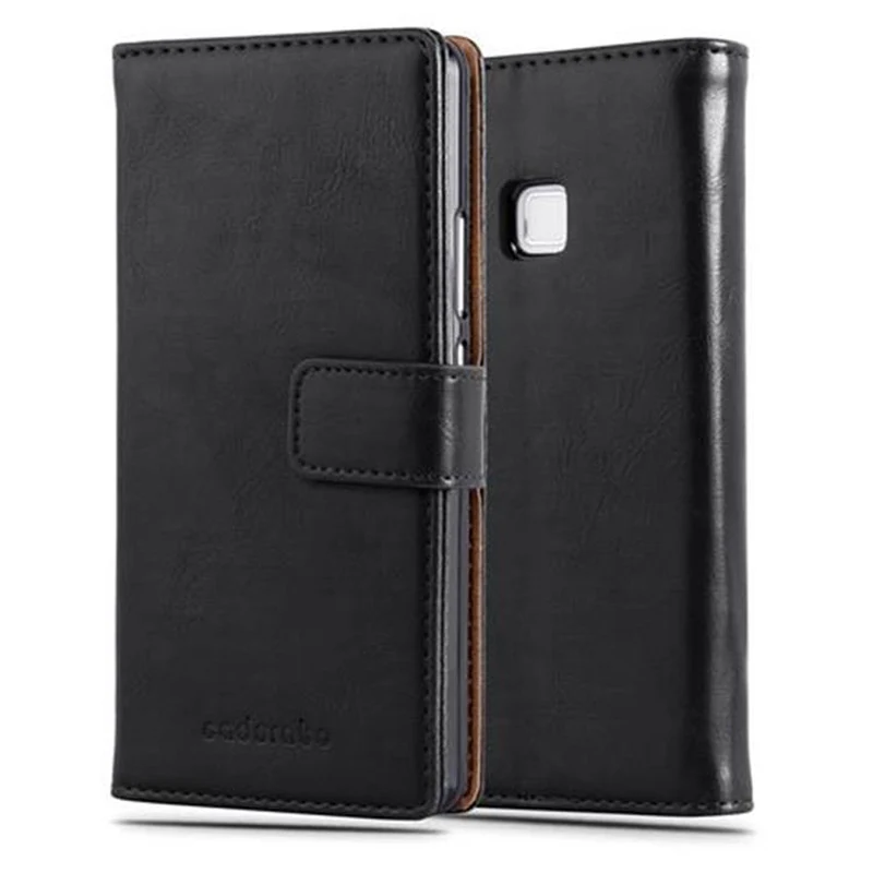 Cadorabo Hülle kompatibel mit Huawei P9 LITE 2016 / G9 LITE Schutzhülle mit Magnetverschluss, Standfunktion und Kartenfach