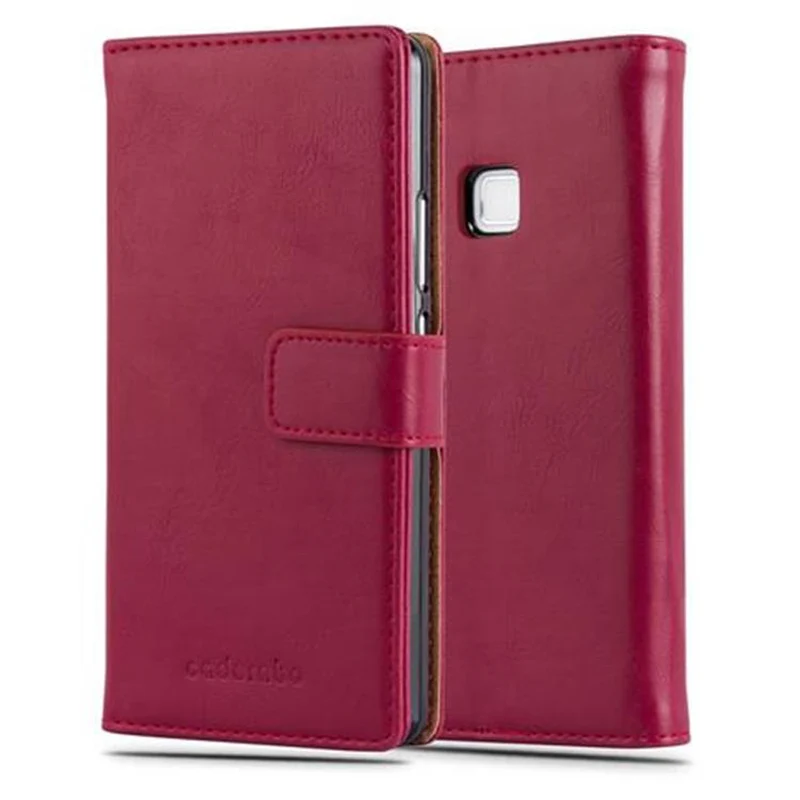 Cadorabo Hülle kompatibel mit Huawei P9 LITE 2016 / G9 LITE Schutzhülle mit Magnetverschluss, Standfunktion und Kartenfach