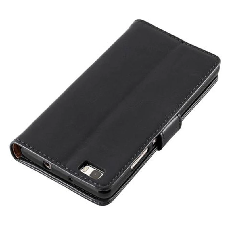 Cadorabo Hülle kompatibel mit Huawei P8 LITE 2015 Schutzhülle mit Magnetverschluss, Standfunktion und Kartenfach