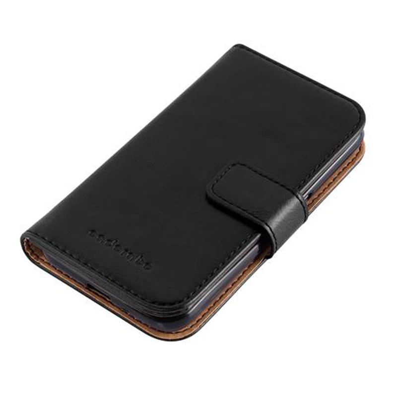 Cadorabo Hülle kompatibel mit Samsung Galaxy J1 2016 Schutzhülle mit Magnetverschluss, Standfunktion und Kartenfach