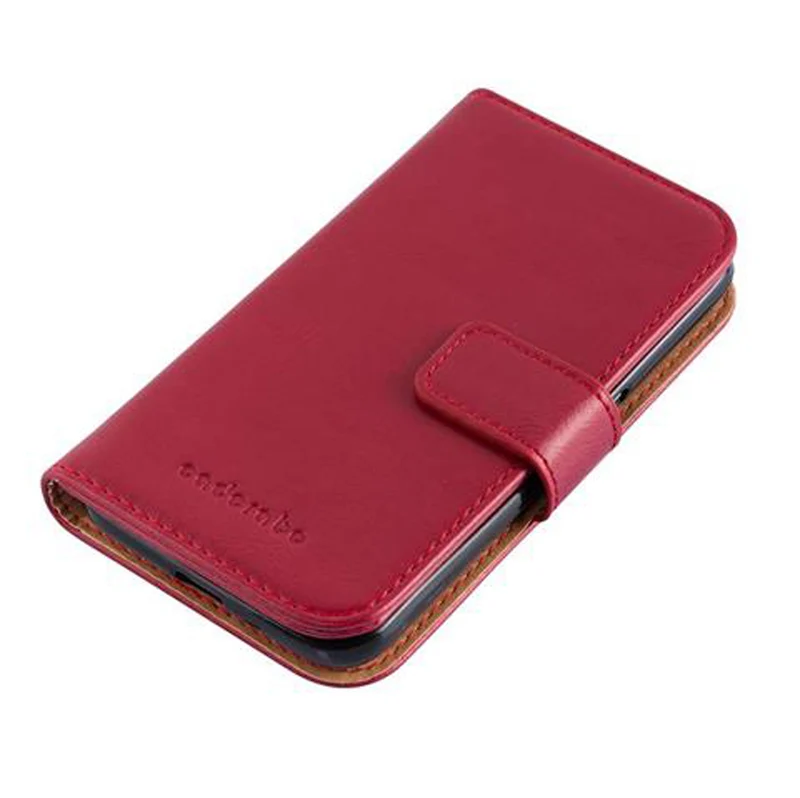 Cadorabo Hülle kompatibel mit Samsung Galaxy J1 2016 Schutzhülle mit Magnetverschluss, Standfunktion und Kartenfach