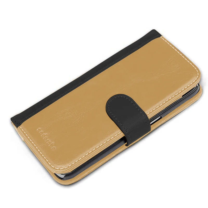 Cadorabo Hülle kompatibel mit Samsung Galaxy S7 Schutzhülle mit Standfunktion und Kartenfach im zweifarbigen Design