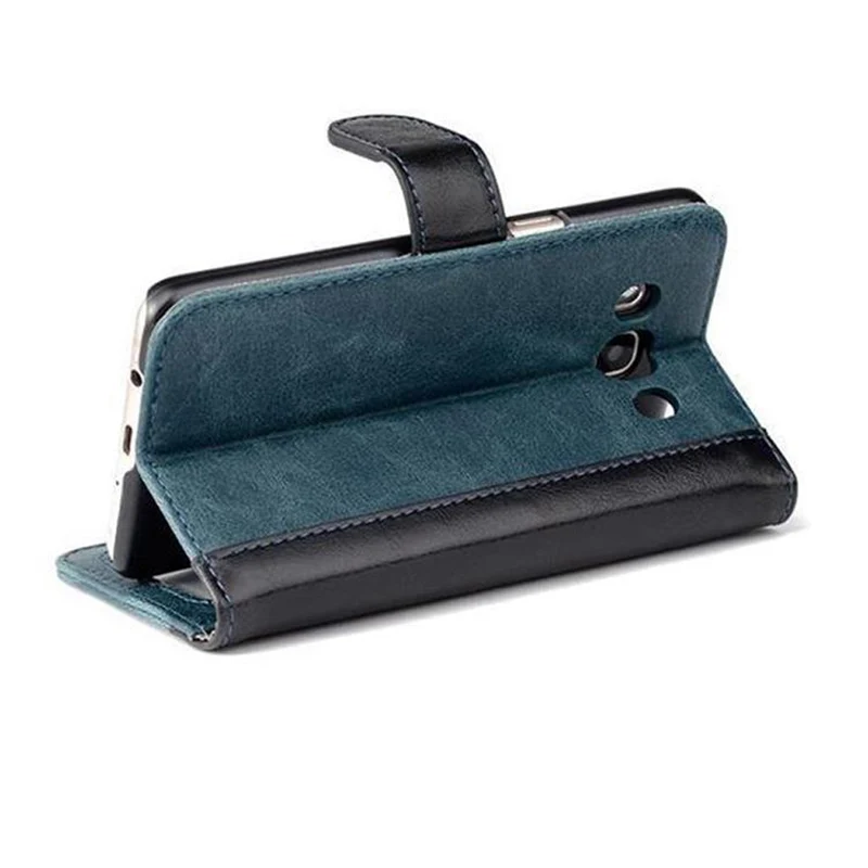 Cadorabo Hülle kompatibel mit Samsung Galaxy J5 2016 Schutzhülle mit Standfunktion und Kartenfach im zweifarbigen Design