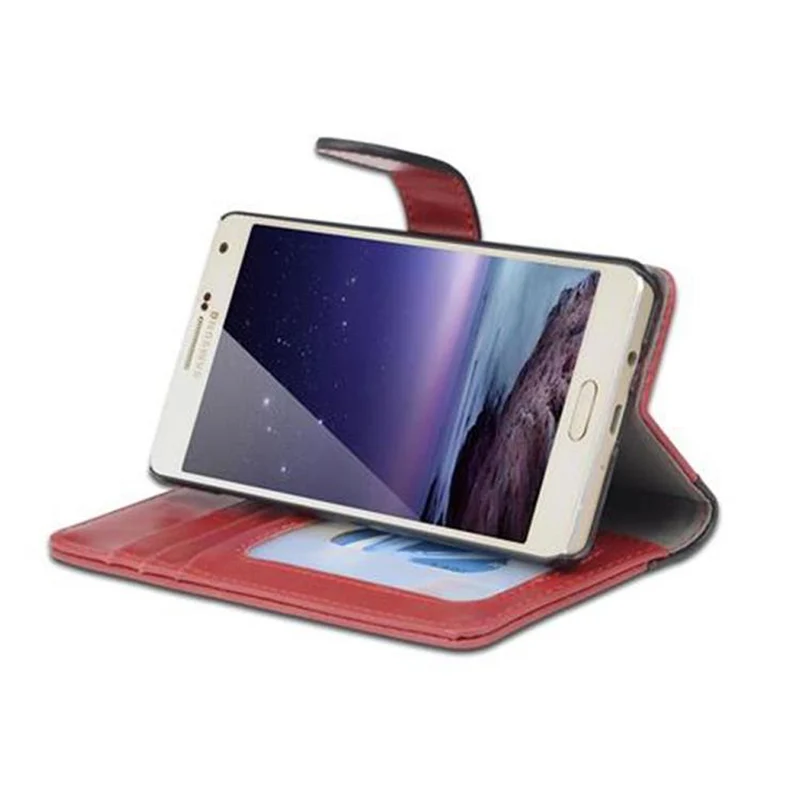 Cadorabo Hülle kompatibel mit Samsung Galaxy A5 2015 Schutzhülle mit Standfunktion und Kartenfach im zweifarbigen Design