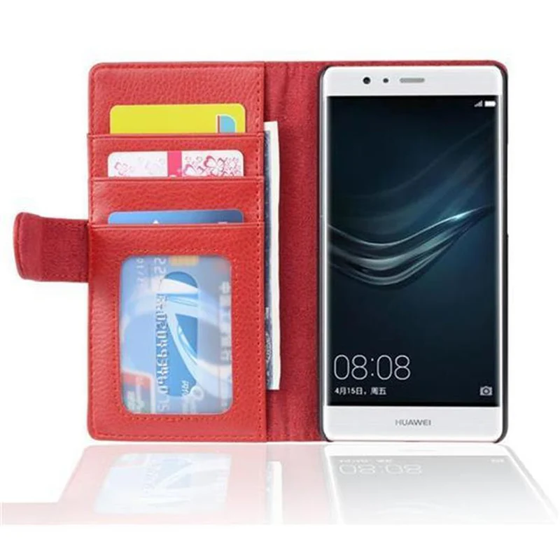 Cadorabo Hülle kompatibel mit Huawei P9 LITE 2016 / G9 LITE Schutzhülle mit Magnetverschluss und 3 Kartenfächern