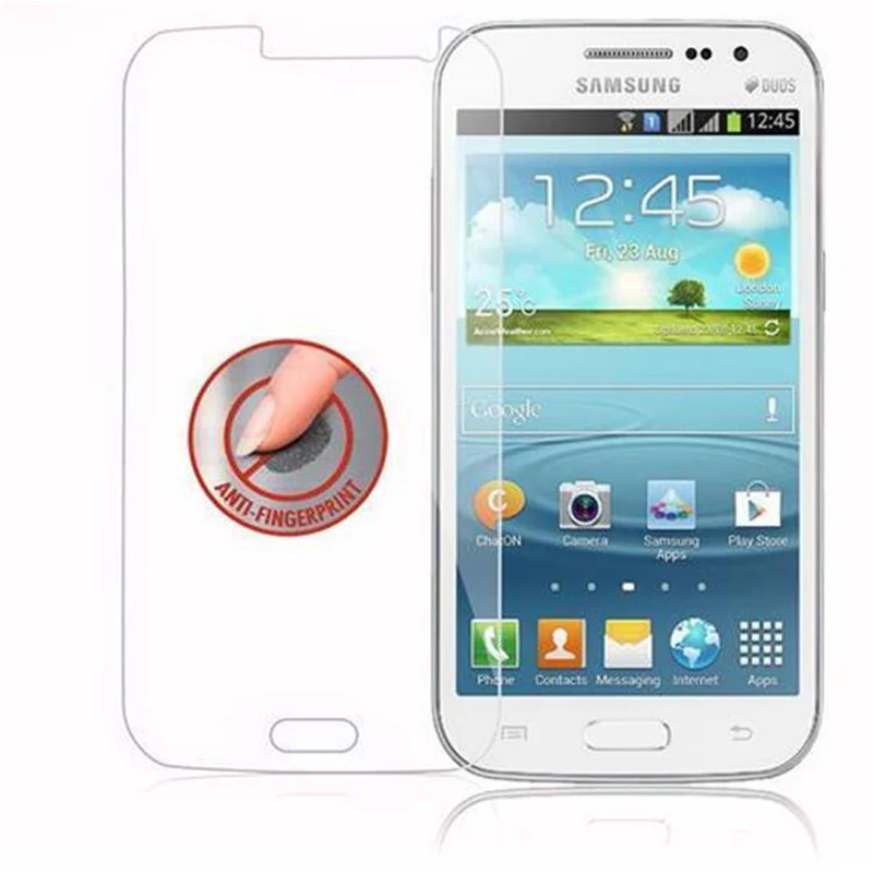 Cadorabo Panzer Folie kompatibel mit Samsung Galaxy WIN - Schutzfolie Gehärtetes (Tempered) Display-Schutzglas in 9H Härte mit 3D Touch Kompatibilität