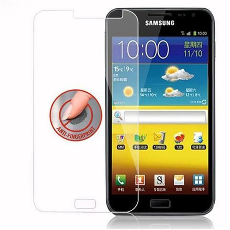 Cadorabo Panzer Folie kompatibel mit Samsung Galaxy NOTE 1 - Schutzfolie Gehärtetes (Tempered) Display-Schutzglas in 9H Härte mit 3D Touch Kompatibilität