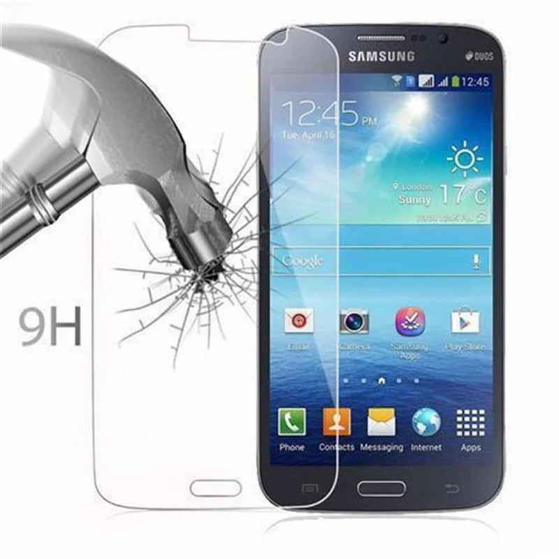 Cadorabo Panzer Folie kompatibel mit Samsung Galaxy MEGA 5.8 - Schutzfolie Gehärtetes (Tempered) Display-Schutzglas in 9H Härte mit 3D Touch Kompatibilität