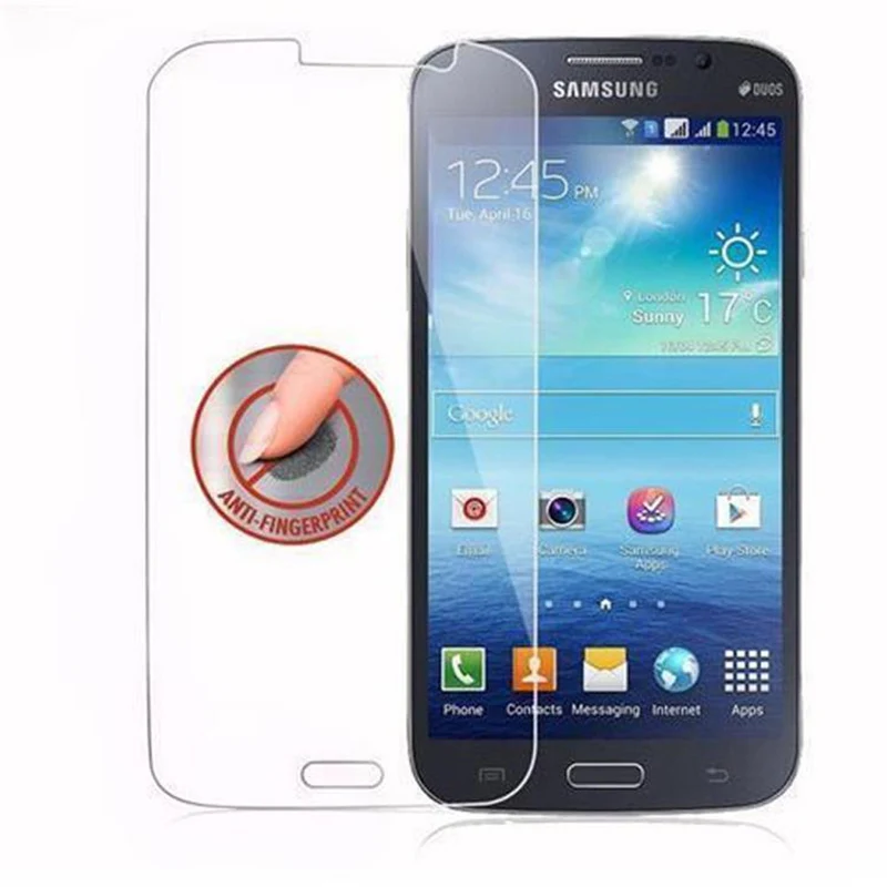 Cadorabo Panzer Folie kompatibel mit Samsung Galaxy MEGA 5.8 - Schutzfolie Gehärtetes (Tempered) Display-Schutzglas in 9H Härte mit 3D Touch Kompatibilität