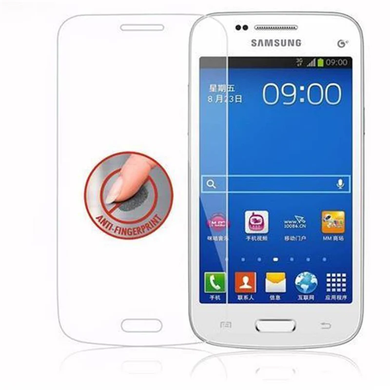 Cadorabo Panzer Folie kompatibel mit Samsung Galaxy TREND 3 - Schutzfolie Gehärtetes (Tempered) Display-Schutzglas in 9H Härte mit 3D Touch Kompatibilität