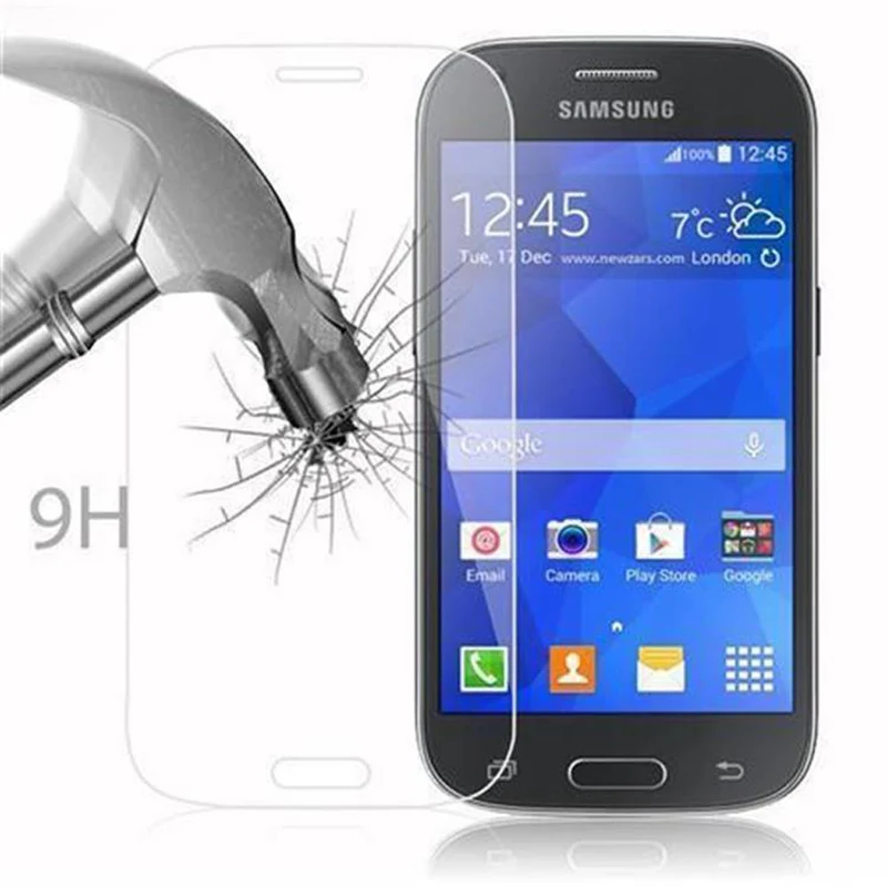 Cadorabo Panzer Folie kompatibel mit Samsung Galaxy ACE STYLE - Schutzfolie Gehärtetes (Tempered) Display-Schutzglas in 9H Härte mit 3D Touch Kompatibilität