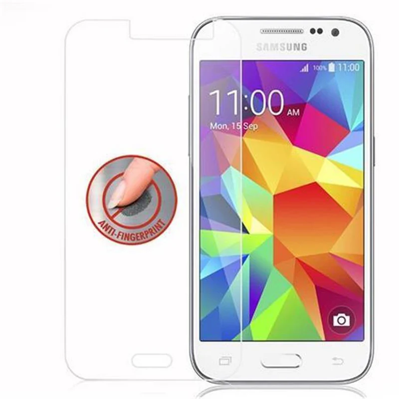 Cadorabo Panzer Folie kompatibel mit Samsung Galaxy CORE PRIME - Schutzfolie Gehärtetes (Tempered) Display-Schutzglas in 9H Härte mit 3D Touch Kompatibilität