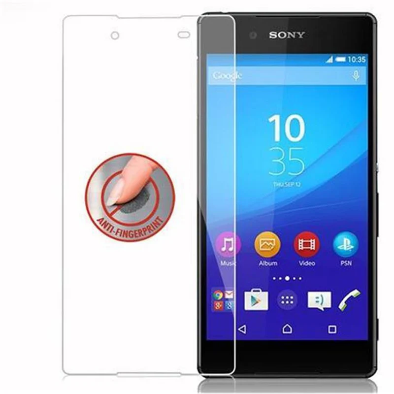 Cadorabo Panzer Folie kompatibel mit Sony Xperia Z3 PLUS / Z4 - Schutzfolie Gehärtetes (Tempered) Display-Schutzglas in 9H Härte mit 3D Touch Kompatibilität