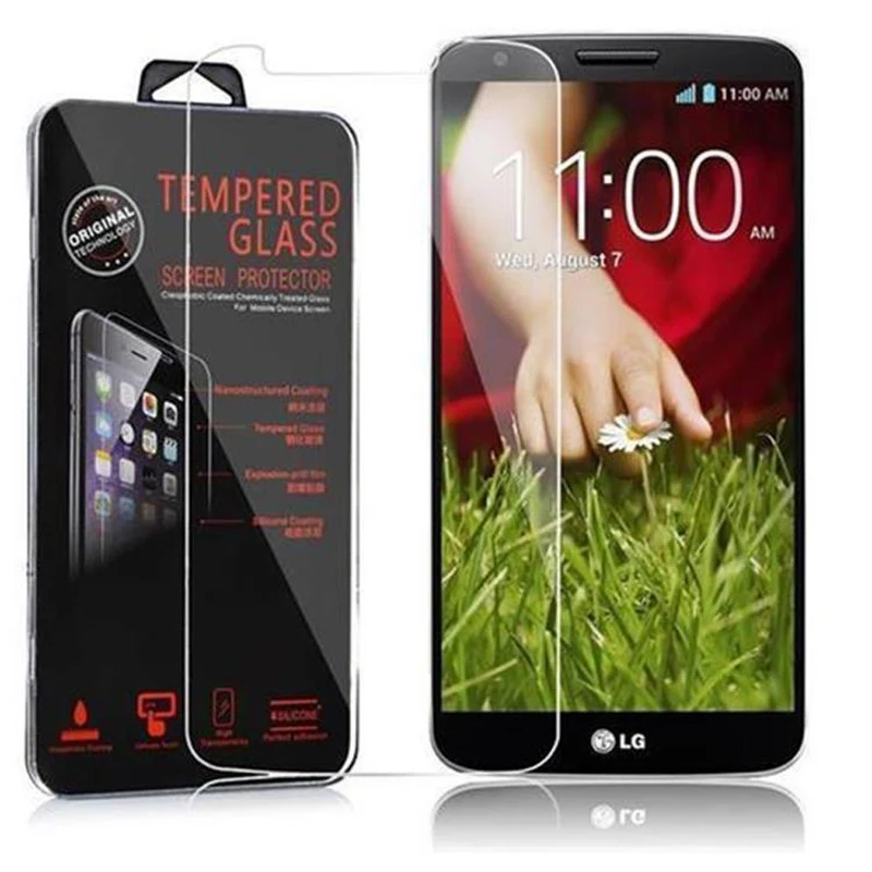 Cadorabo Panzer Folie kompatibel mit LG G2 MINI - Schutzfolie Gehärtetes (Tempered) Display-Schutzglas in 9H Härte mit 3D Touch Kompatibilität