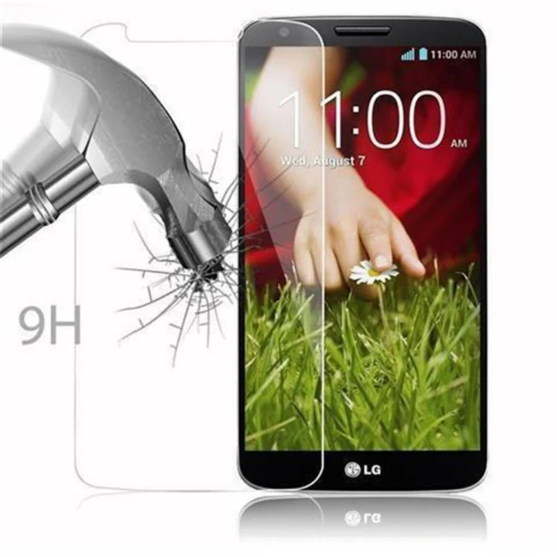 Cadorabo Panzer Folie kompatibel mit LG G2 MINI - Schutzfolie Gehärtetes (Tempered) Display-Schutzglas in 9H Härte mit 3D Touch Kompatibilität