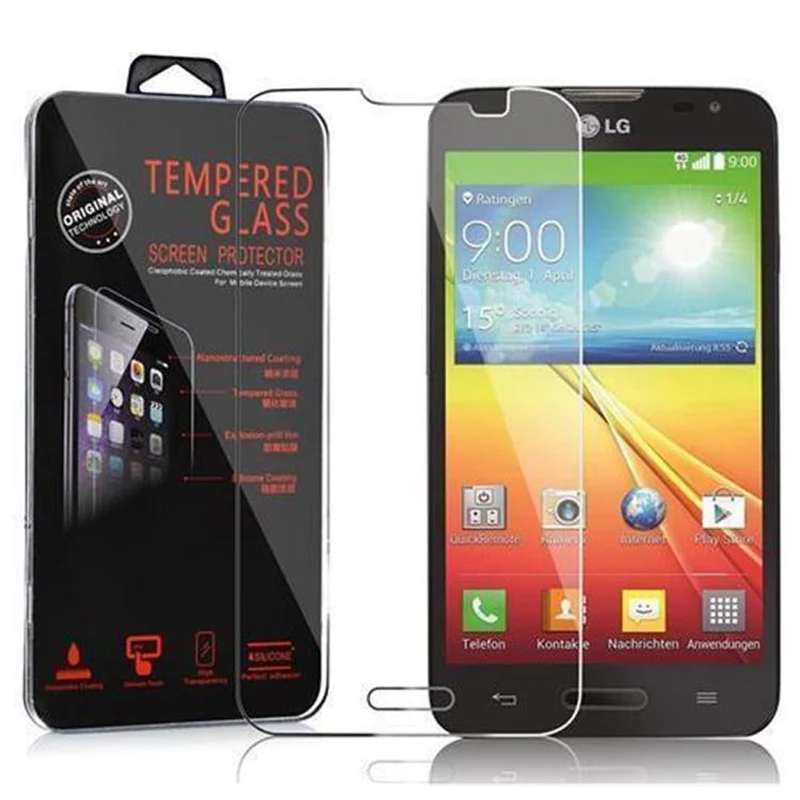 Cadorabo Panzer Folie kompatibel mit LG L70 (1. SIM) - Schutzfolie Gehärtetes (Tempered) Display-Schutzglas in 9H Härte mit 3D Touch Kompatibilität