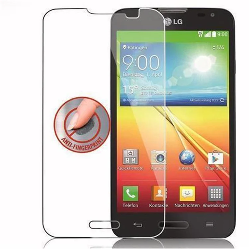 Cadorabo Panzer Folie kompatibel mit LG L70 (1. SIM) - Schutzfolie Gehärtetes (Tempered) Display-Schutzglas in 9H Härte mit 3D Touch Kompatibilität