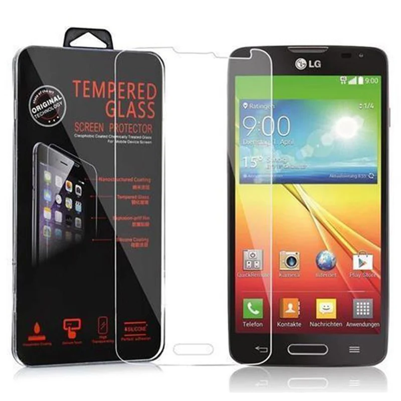 Cadorabo Panzer Folie kompatibel mit LG L90 (1. SIM) - Schutzfolie Gehärtetes (Tempered) Display-Schutzglas in 9H Härte mit 3D Touch Kompatibilität
