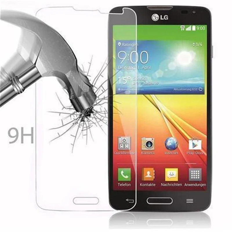 Cadorabo Panzer Folie kompatibel mit LG L90 (1. SIM) - Schutzfolie Gehärtetes (Tempered) Display-Schutzglas in 9H Härte mit 3D Touch Kompatibilität