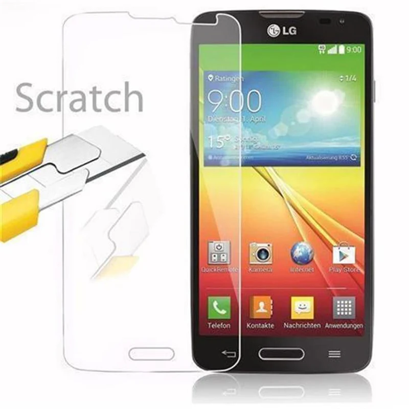 Cadorabo Panzer Folie kompatibel mit LG L90 (1. SIM) - Schutzfolie Gehärtetes (Tempered) Display-Schutzglas in 9H Härte mit 3D Touch Kompatibilität