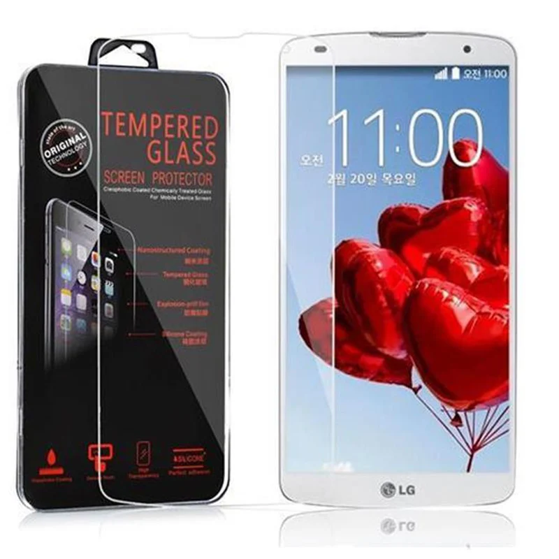 Cadorabo Panzer Folie kompatibel mit LG OPTIMUS G PRO 2 - Schutzfolie Gehärtetes (Tempered) Display-Schutzglas in 9H Härte mit 3D Touch Kompatibilität