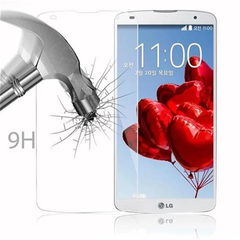 Cadorabo Panzer Folie kompatibel mit LG OPTIMUS G PRO 2 - Schutzfolie Gehärtetes (Tempered) Display-Schutzglas in 9H Härte mit 3D Touch Kompatibilität