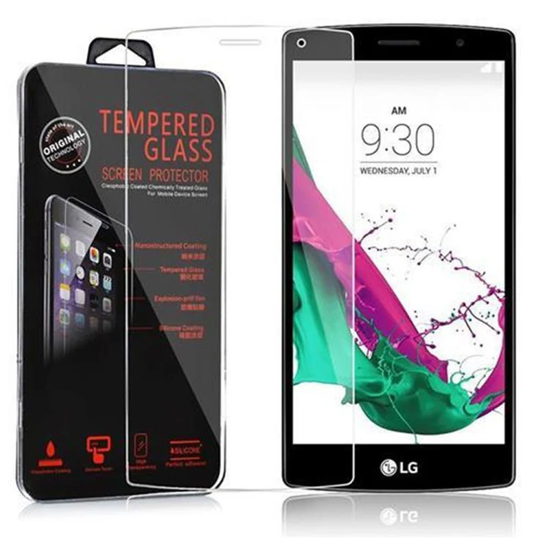 Cadorabo Panzer Folie kompatibel mit LG G4S - Schutzfolie Gehärtetes (Tempered) Display-Schutzglas in 9H Härte mit 3D Touch Kompatibilität