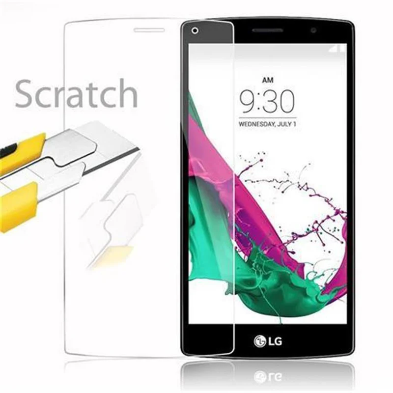 Cadorabo Panzer Folie kompatibel mit LG G4S - Schutzfolie Gehärtetes (Tempered) Display-Schutzglas in 9H Härte mit 3D Touch Kompatibilität