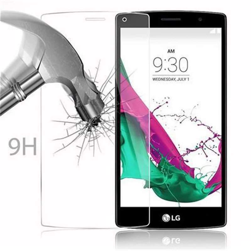 Cadorabo Panzer Folie kompatibel mit LG G4S - Schutzfolie Gehärtetes (Tempered) Display-Schutzglas in 9H Härte mit 3D Touch Kompatibilität