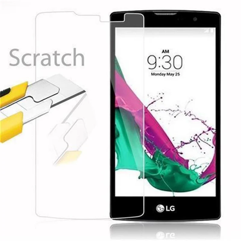 Cadorabo Panzer Folie kompatibel mit LG G4C / G4 MINI / MAGNA - Schutzfolie Gehärtetes (Tempered) Display-Schutzglas in 9H Härte mit 3D Touch Kompatibilität