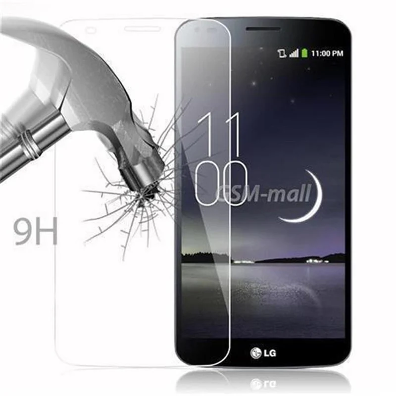 Cadorabo Panzer Folie kompatibel mit LG G FLEX 2 - Schutzfolie Gehärtetes (Tempered) Display-Schutzglas in 9H Härte mit 3D Touch Kompatibilität