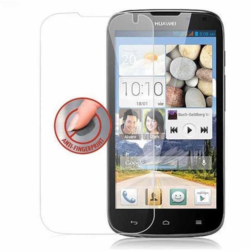 Cadorabo Panzer Folie kompatibel mit Huawei ASCEND G610 - Schutzfolie Gehärtetes (Tempered) Display-Schutzglas in 9H Härte mit 3D Touch Kompatibilität