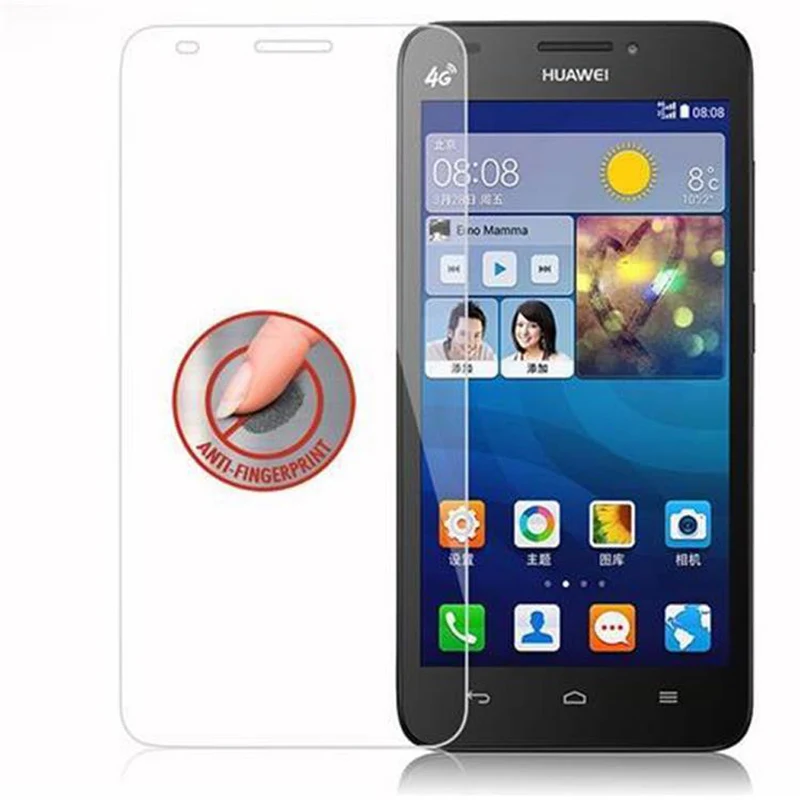 Cadorabo Panzer Folie kompatibel mit Huawei ASCEND G620 - Schutzfolie Gehärtetes (Tempered) Display-Schutzglas in 9H Härte mit 3D Touch Kompatibilität