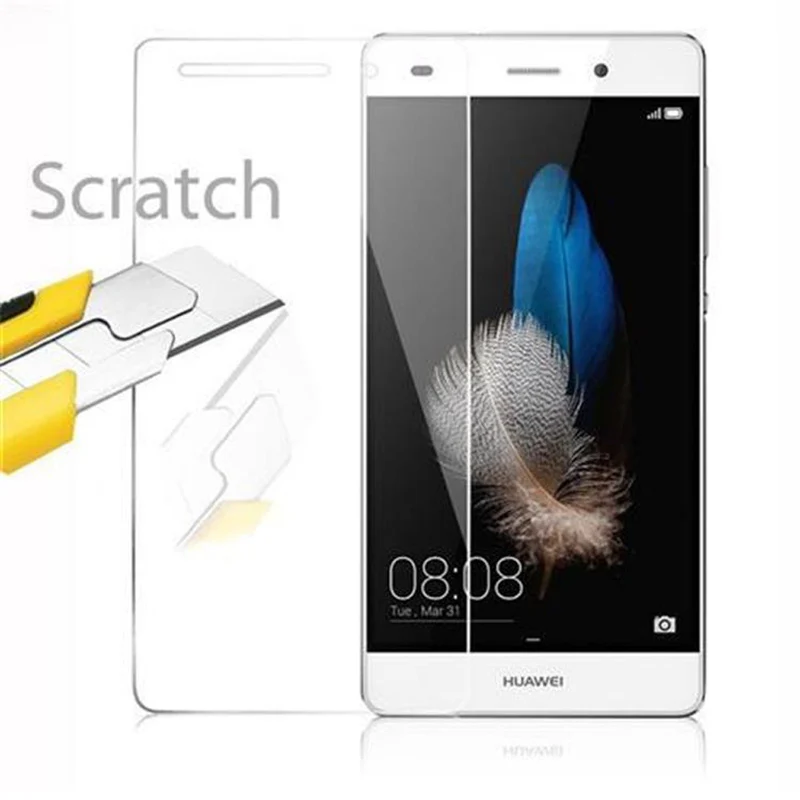 Cadorabo Panzer Folie kompatibel mit Huawei P8 LITE 2015 - Schutzfolie Gehärtetes (Tempered) Display-Schutzglas in 9H Härte mit 3D Touch Kompatibilität