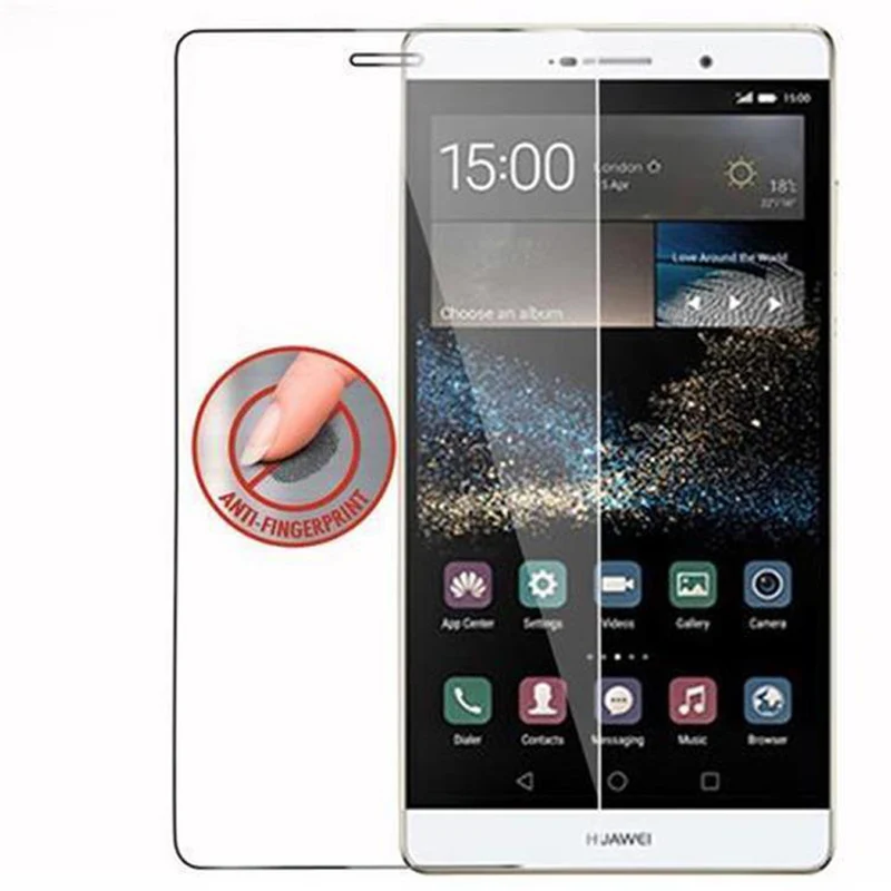Cadorabo Panzer Folie kompatibel mit Huawei P8 MAX - Schutzfolie Gehärtetes (Tempered) Display-Schutzglas in 9H Härte mit 3D Touch Kompatibilität