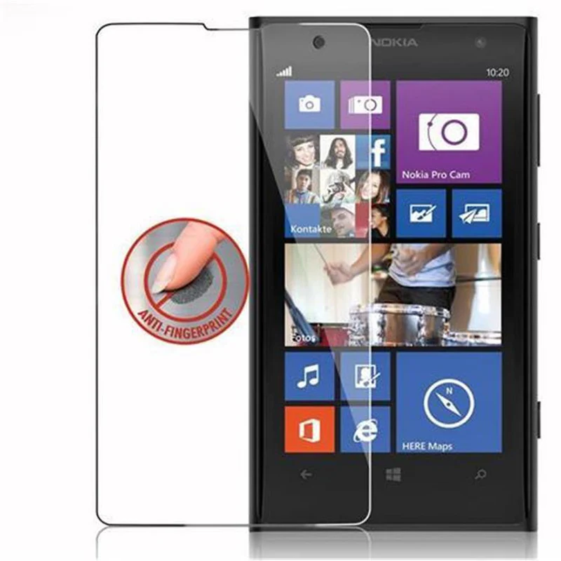 Cadorabo Panzer Folie kompatibel mit Nokia Lumia 1020 - Schutzfolie Gehärtetes (Tempered) Display-Schutzglas in 9H Härte mit 3D Touch Kompatibilität