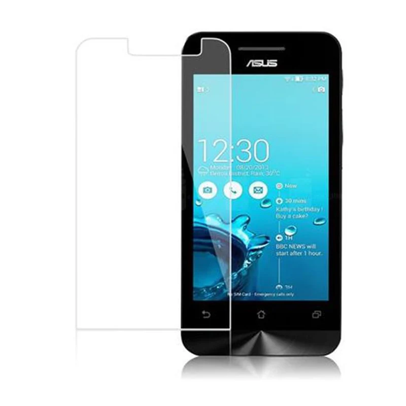 Cadorabo Panzer Folie kompatibel mit Asus ZenFone 4 2014 - Schutzfolie Gehärtetes (Tempered) Display-Schutzglas in 9H Härte mit 3D Touch Kompatibilität