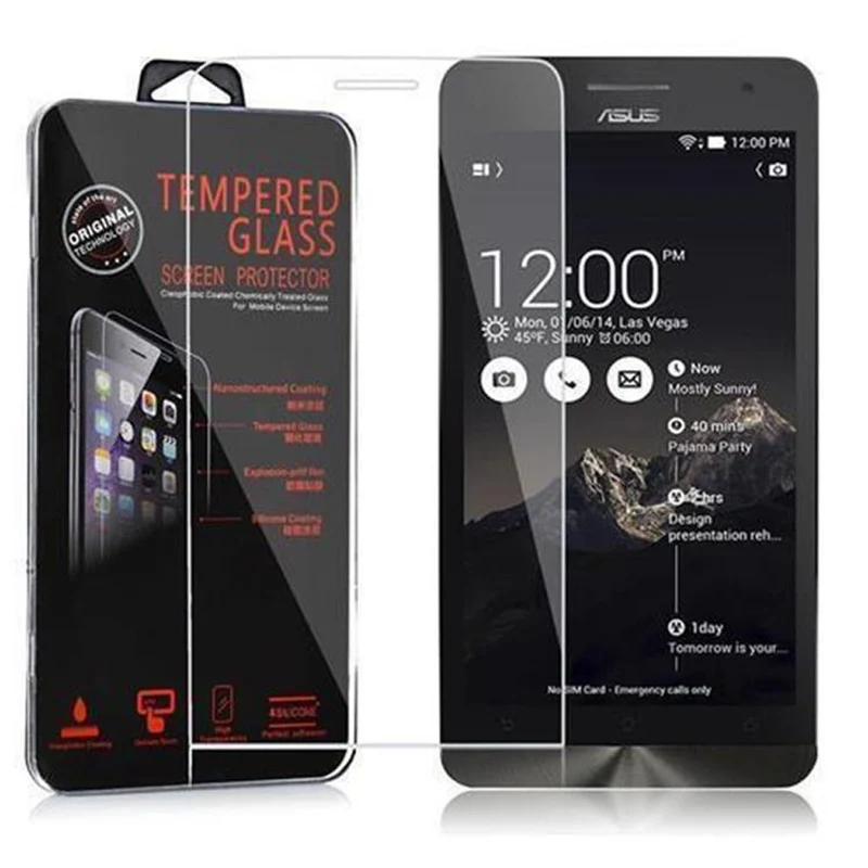 Cadorabo Panzer Folie kompatibel mit Asus ZenFone 6 - Schutzfolie Gehärtetes (Tempered) Display-Schutzglas in 9H Härte mit 3D Touch Kompatibilität