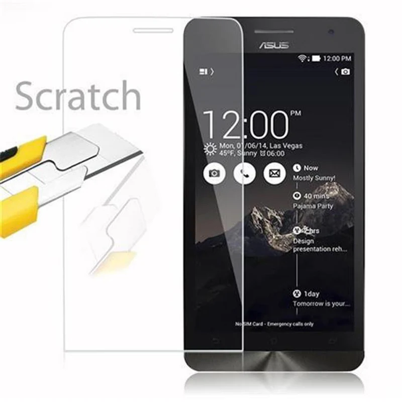 Cadorabo Panzer Folie kompatibel mit Asus ZenFone 6 - Schutzfolie Gehärtetes (Tempered) Display-Schutzglas in 9H Härte mit 3D Touch Kompatibilität