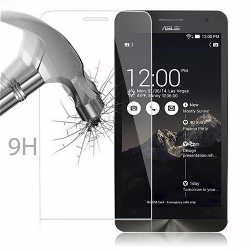 Cadorabo Panzer Folie kompatibel mit Asus ZenFone 6 - Schutzfolie Gehärtetes (Tempered) Display-Schutzglas in 9H Härte mit 3D Touch Kompatibilität