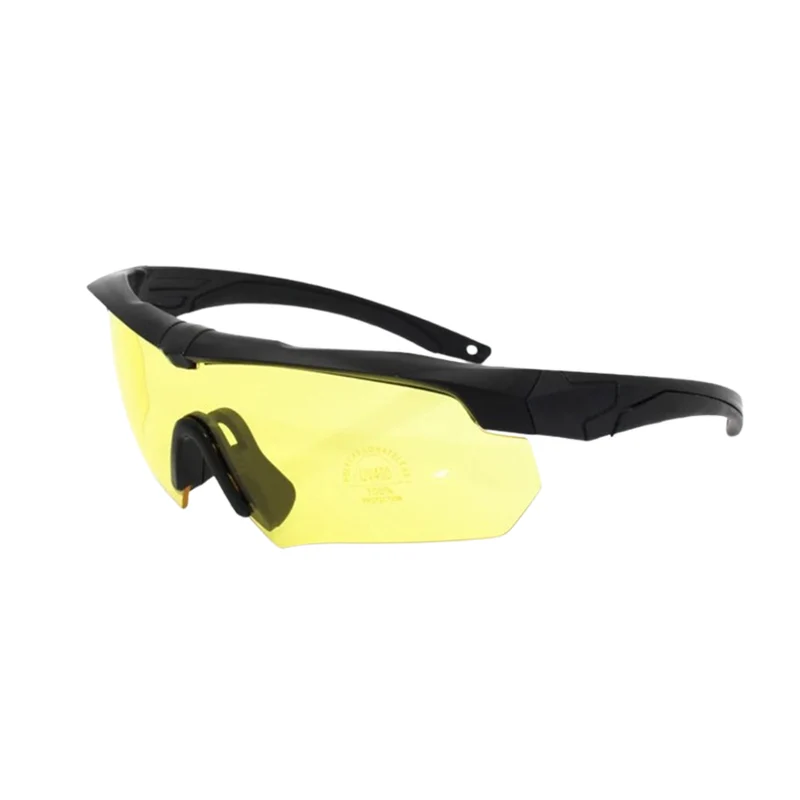 Airsoft Schutzbrille Softair Sportbrille Gelbe Sonnenbrille Brille Schutzgläser