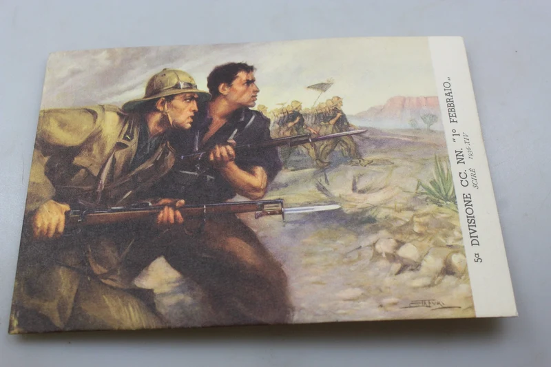 Postkarte der 5. CCNN-Division „1. Februar“