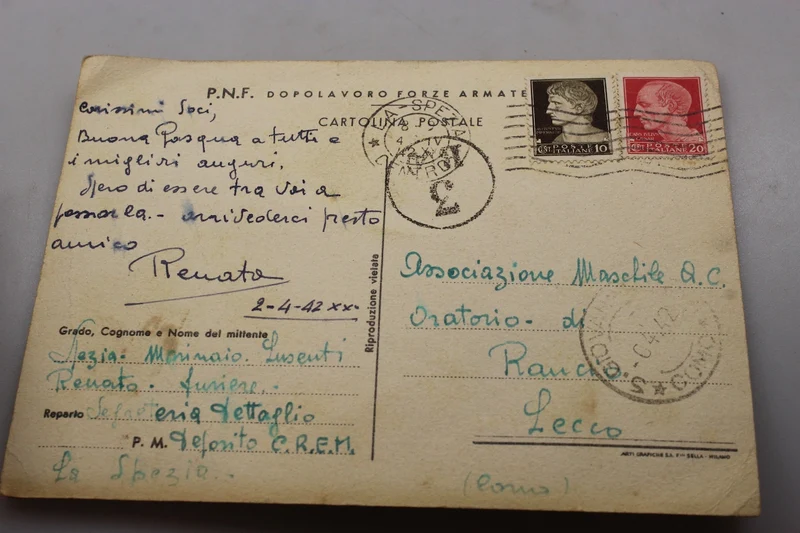 Postkarte "Die Verzweifelten" Boccasile