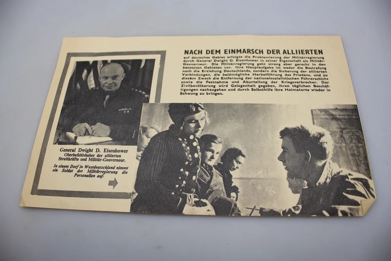 Anti-Nazi-Propagandaflugblatt der Alliierten.