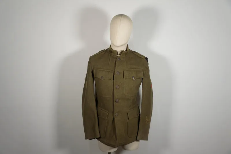 Stoffjacke des Corporal Signal Corps der US Army aus dem 1. Weltkrieg