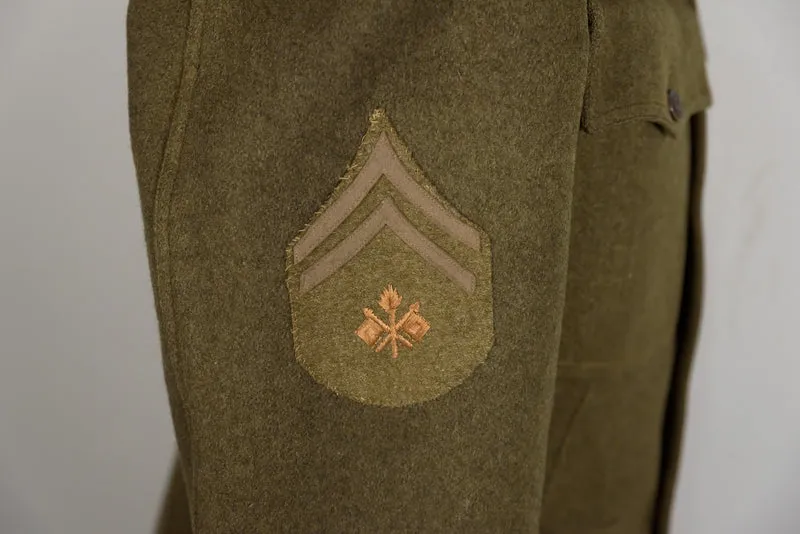 Stoffjacke des Corporal Signal Corps der US Army aus dem 1. Weltkrieg