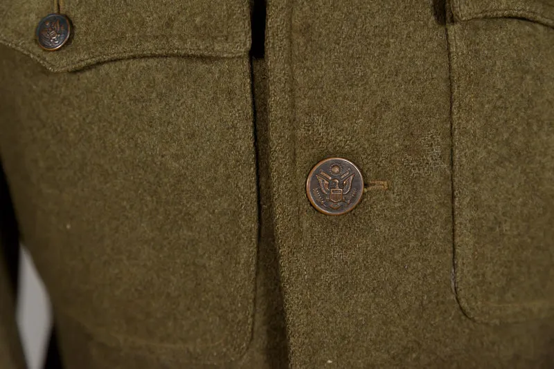 Stoffjacke des Corporal Signal Corps der US Army aus dem 1. Weltkrieg