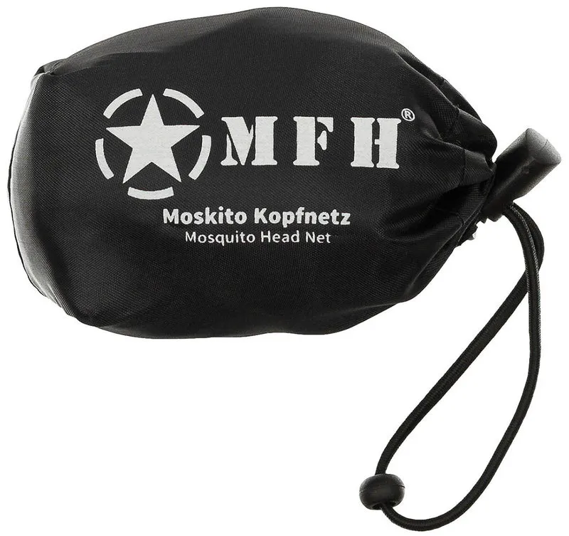Moskito Kopfnetz, oliv, Gummizug